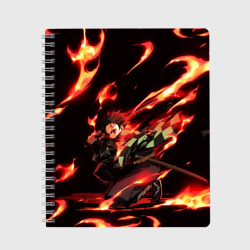 Тетрадь Клинок рассекающий демонов demon Slayer Kimetsu no Yaiba
