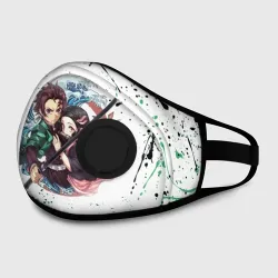 Маска из неопрена Брызги красок Demon Slayer