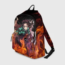 Рюкзак 3D Kimetsu no Yaiba в огне