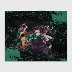 Плед 3D Персонажи Demon Slayer