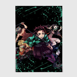 Постер Персонажи Demon Slayer