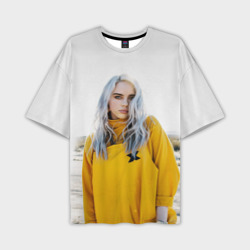 Мужская футболка oversize 3D Billie Eilish