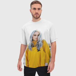 Мужская футболка oversize 3D Billie Eilish - фото 2