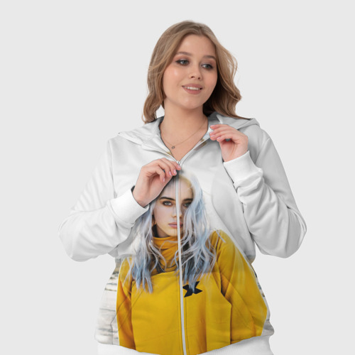 Женский костюм 3D Billie Eilish, цвет белый - фото 7