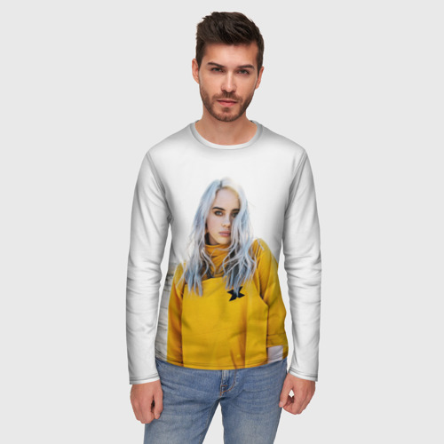 Мужской лонгслив 3D Billie Eilish - фото 3