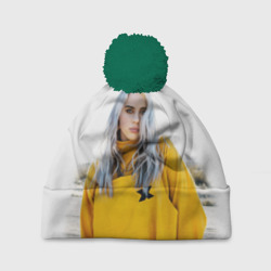 Шапка 3D c помпоном Billie Eilish