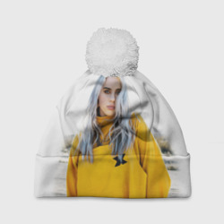 Шапка 3D c помпоном Billie Eilish