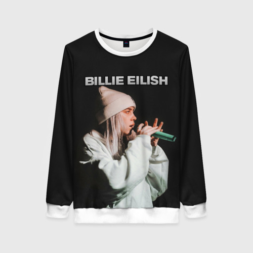 Женский свитшот 3D BILLIE EILISH, цвет 3D печать