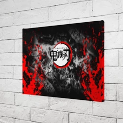 Холст прямоугольный Japanese hierogliphes Demon Slayer - фото 2