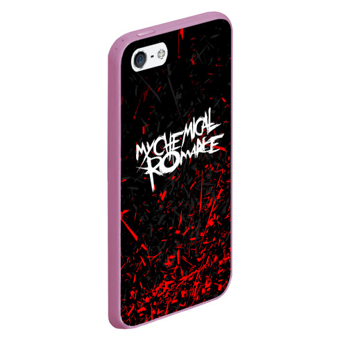 Чехол для iPhone 5/5S матовый My Chemical Romance, цвет розовый - фото 3