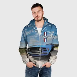 Мужская ветровка 3D Mustang - retro - фото 2
