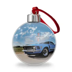 Ёлочный шар Mustang - retro