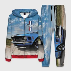 Мужской костюм 3D Mustang - retro