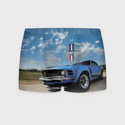 Мужские трусы 3D Mustang - retro