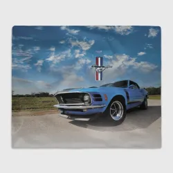 Плед 3D Mustang - retro