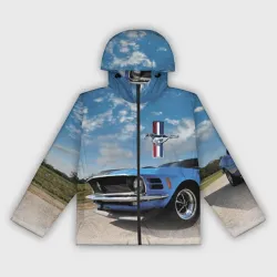 Женская ветровка 3D Mustang - retro