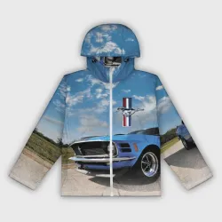 Женская ветровка 3D Mustang - retro
