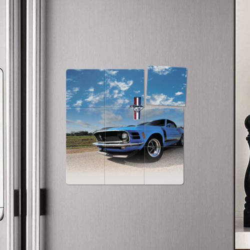 Магнитный плакат 3Х3 Mustang - retro - фото 4
