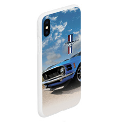 Чехол для iPhone XS Max матовый Mustang - retro - фото 2