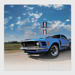 Магнитный плакат 3Х3 Mustang - retro