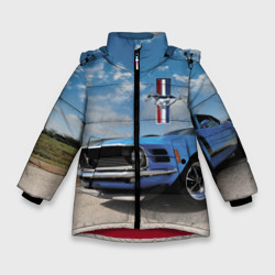 Зимняя куртка для девочек 3D Mustang - retro