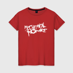 Женская футболка хлопок My Chemical Romance spider на спине