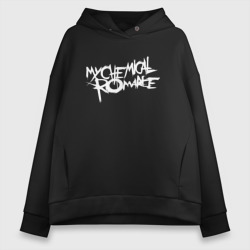 Женское худи Oversize хлопок My Chemical Romance spider на спине