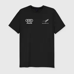 Мужская футболка хлопок Slim Audi Quattro