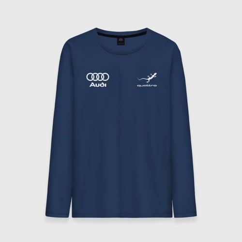 Мужской лонгслив хлопок Audi Quattro