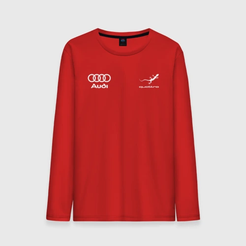 Мужской лонгслив хлопок Audi Quattro