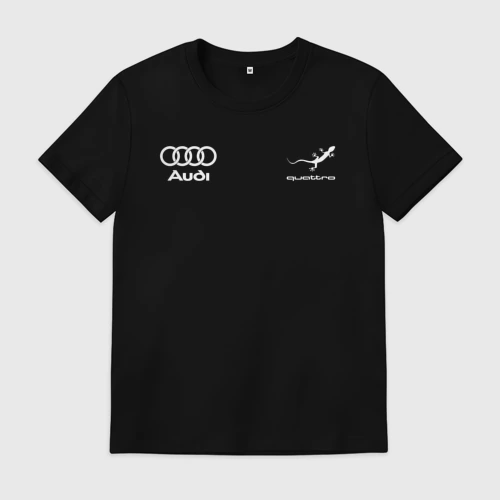 Мужская футболка хлопок Audi Quattro