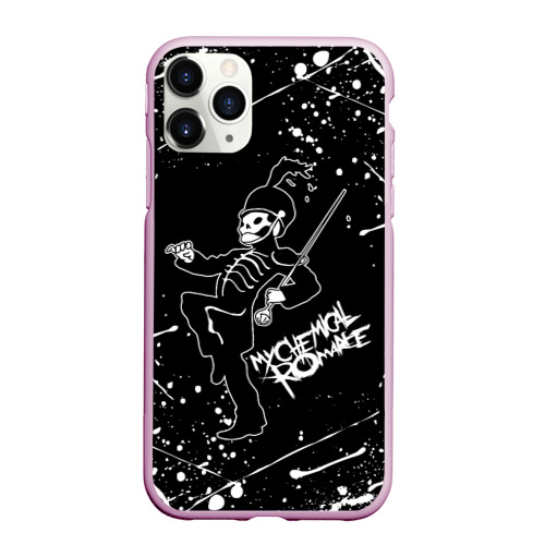 Чехол для iPhone 11 Pro Max матовый My Chemical Romance MCR, цвет розовый