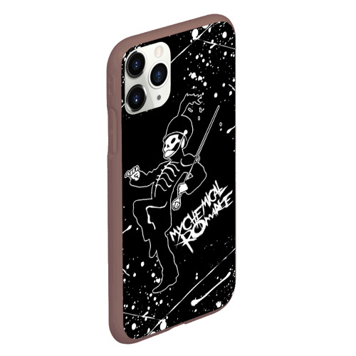 Чехол для iPhone 11 Pro матовый My Chemical Romance MCR, цвет коричневый - фото 3