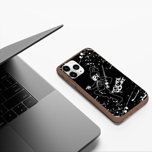 Чехол для iPhone 11 Pro матовый My Chemical Romance MCR, цвет коричневый - фото 5