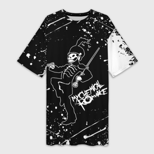 Платье-футболка 3D My Chemical Romance MCR, цвет 3D печать