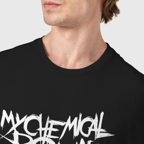 Мужская футболка хлопок My Chemical Romance - солдат, цвет черный - фото 6