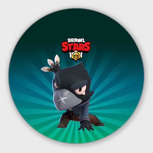 Коврик для мышки Brawl Stars Crow (круглый)