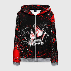 Мужская толстовка 3D на молнии My Chemical Romance