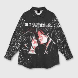 Мужская рубашка oversize 3D My Chemical Romance