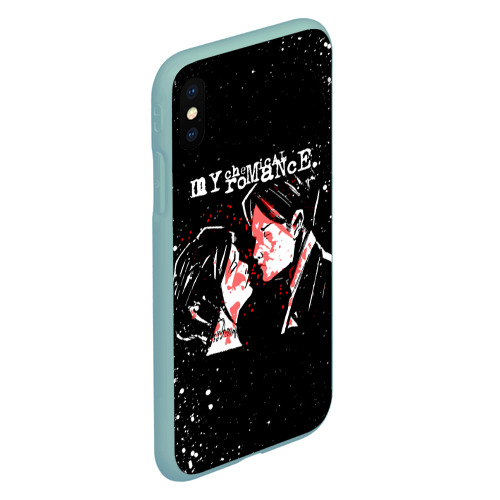 Чехол для iPhone XS Max матовый My Chemical Romance, цвет мятный - фото 3