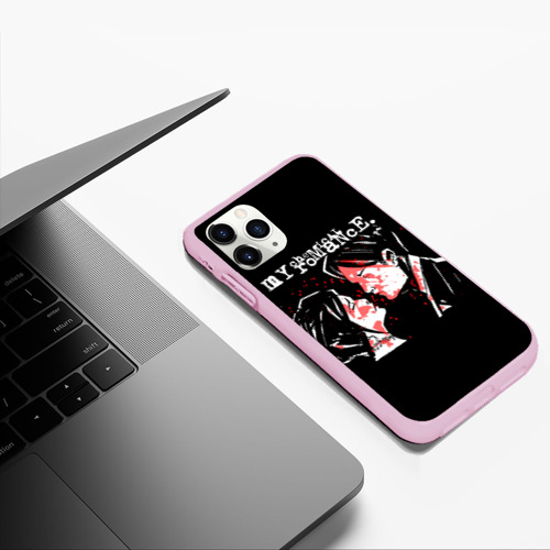 Чехол для iPhone 11 Pro Max матовый My Chemical Romance MCR, цвет розовый - фото 5