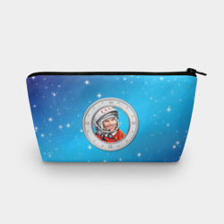 Косметичка 3D Улыбка Юрия Гагарина голубое небо