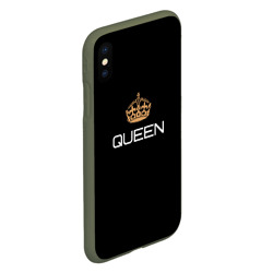 Чехол для iPhone XS Max матовый Королева - фото 2