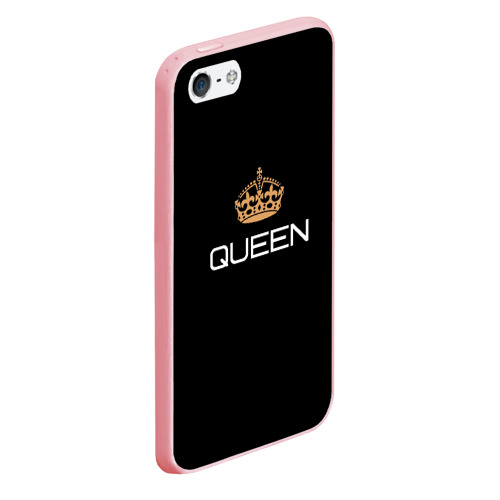 Чехол для iPhone 5/5S матовый Королева, цвет баблгам - фото 3