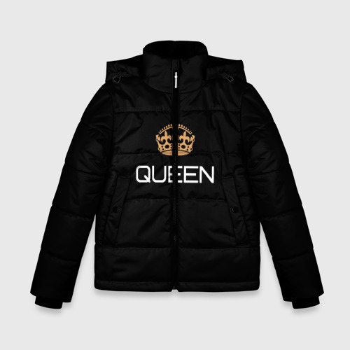Зимняя куртка для мальчиков 3D Королева, цвет черный