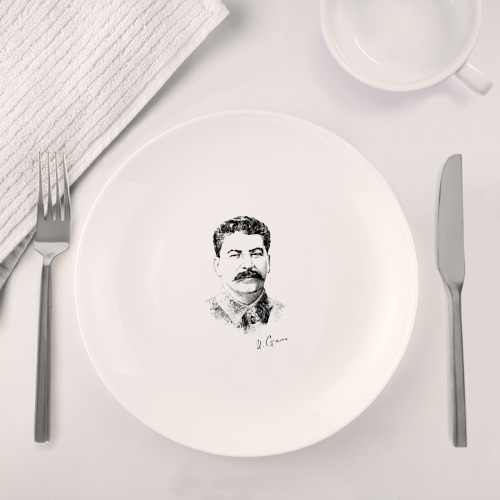 Набор: тарелка + кружка Товарищ Сталин - фото 4