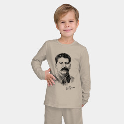 Детская пижама с лонгсливом хлопок Товарищ Сталин - фото 2