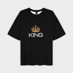 Мужская футболка oversize 3D Король