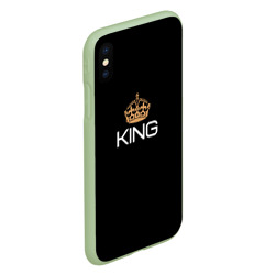 Чехол для iPhone XS Max матовый Король - фото 2