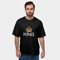Мужская футболка oversize 3D Король - фото 2